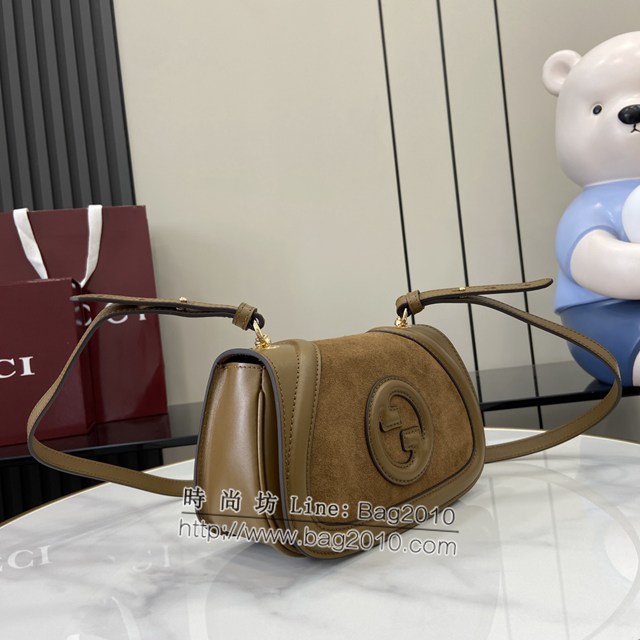 Gucci專櫃古馳最新款Blondie系列迷你肩背包斜挎女包 jh2145型號：815700